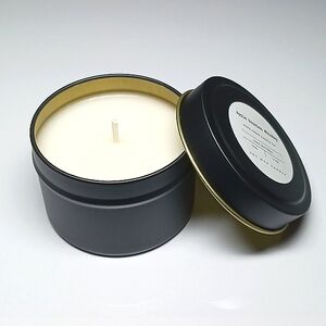 Apple Bourbon Whiskey Travel Tin 4oz/113g Candle